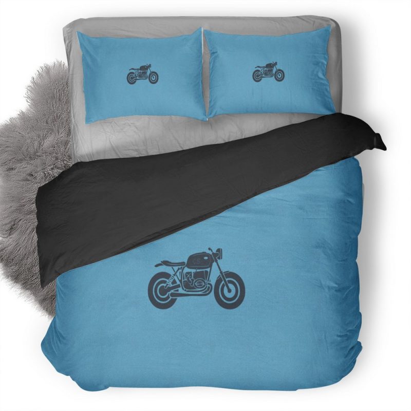 Motorcycle Minimalism Duvet Cover and Pillowcase Set Bedding Set Motorcycle Minimalism Duvet Cover and Pillowcase Set Bedding Set