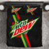 Mountain Dew Black Bedding Set