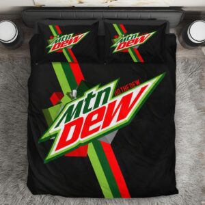 Mountain Dew Black Bedding Set