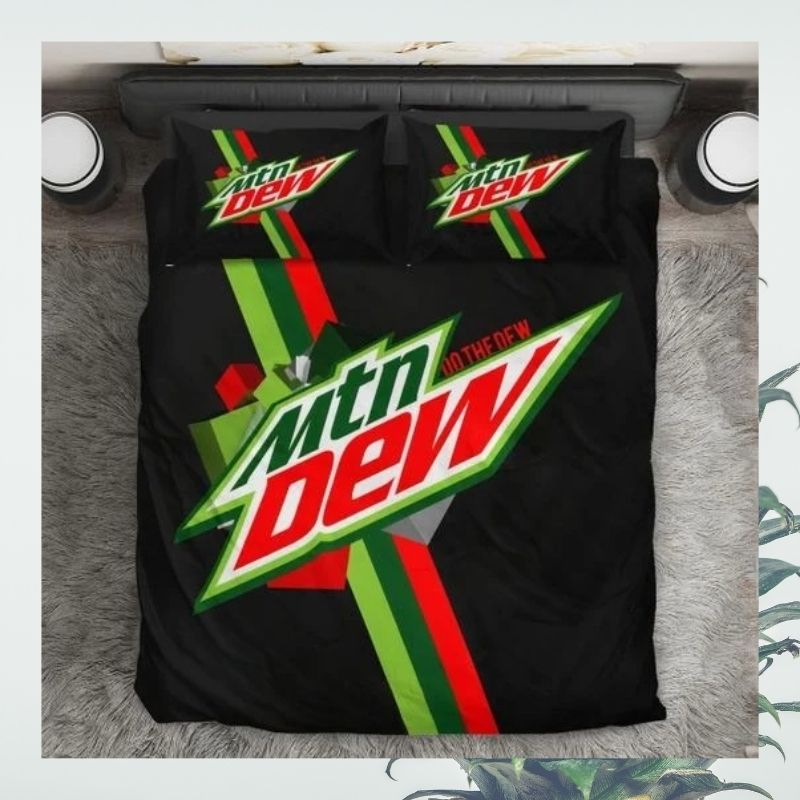 Mountain Dew Black Bedding Set Mountain Dew Black Bedding Set