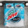 Mountain Dew White Skyblue Bedding Set