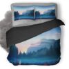 Mountains Digital Art Minimalist L9 Duvet Cover and Pillowcase Set Bedding Set