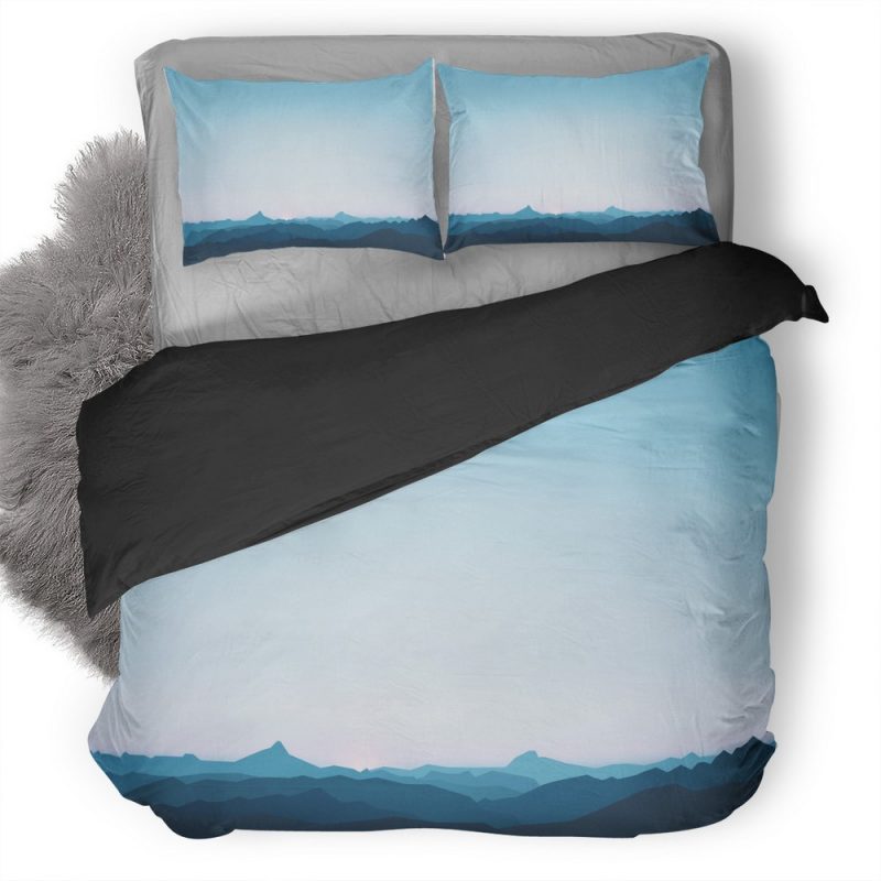 Mountains Landscape Minimalism 0Y Duvet Cover and Pillowcase Set Bedding Set Mountains Landscape Minimalism 0Y Duvet Cover and Pillowcase Set Bedding Set