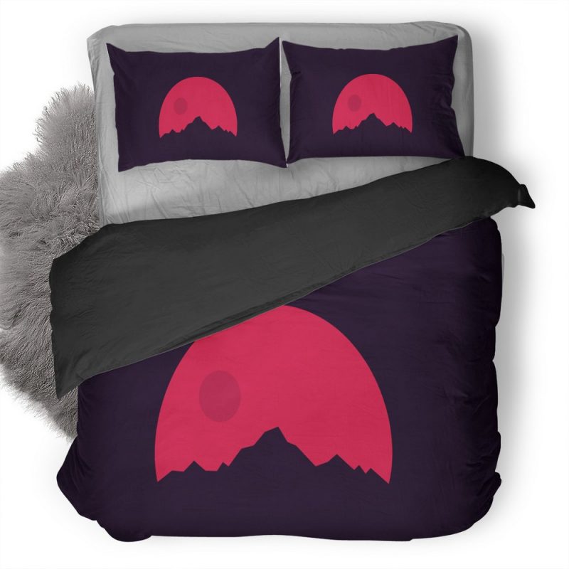 Mountains On Mars F7 Duvet Cover and Pillowcase Set Bedding Set Mountains On Mars F7 Duvet Cover and Pillowcase Set Bedding Set