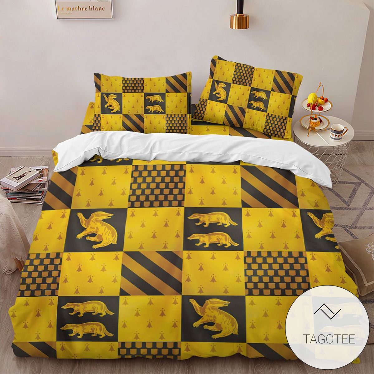 Movie Harry Potter Hufflepuff House Bedding Set Movie Harry Potter Hufflepuff House Bedding Set