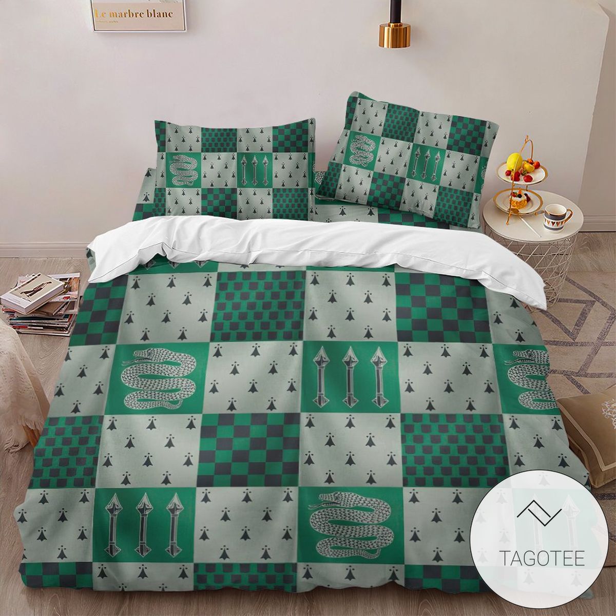Movie Harry Potter Slytherin House Bedding Set Movie Harry Potter Slytherin House Bedding Set