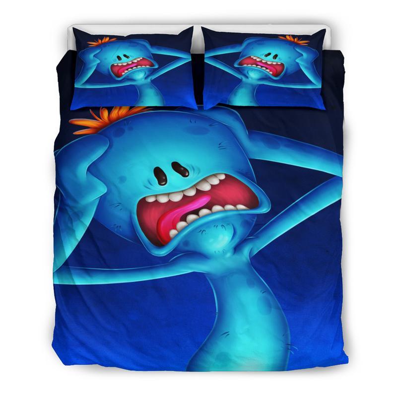 Mr Meeseeks Duvet Cover and Pillowcase Set Bedding Set Mr Meeseeks Duvet Cover and Pillowcase Set Bedding Set