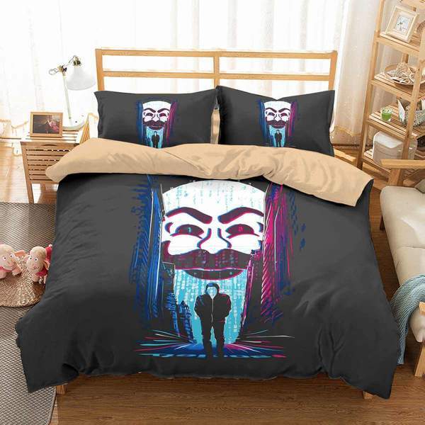 Mr Robot Duvet Cover and Pillowcase Set Bedding Set 1 Mr Robot Duvet Cover and Pillowcase Set Bedding Set 1