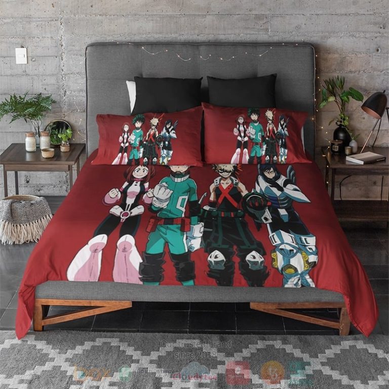 My-Hero-Academia-All-Four-Legends-My-Hero-Academia-Bedding-Set-2