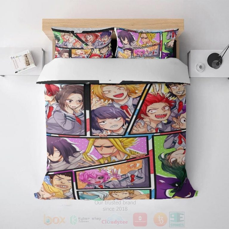 My-Hero-Academia-Class-1-A-Characters-Cool-Bedding-Set-1