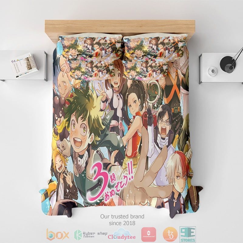 My Hero Academia Class 1-A Snow Brushed Heroes Bedding Set My Hero Academia Class 1-A Snow Brushed Heroes Bedding Set