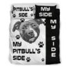 My Pitbull’s Side Duvet Cover and Pillowcase Set Bedding Set