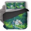 My Town Illustration 35 Duvet Cover and Pillowcase Set Bedding Set