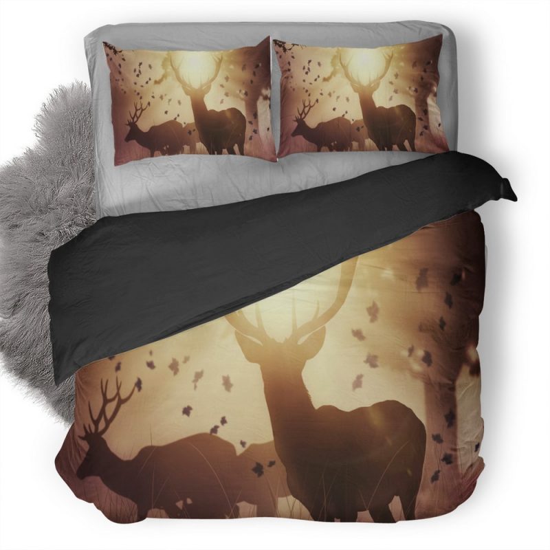 Mystic Deer Do Duvet Cover and Pillowcase Set Bedding Set Mystic Deer Do Duvet Cover and Pillowcase Set Bedding Set