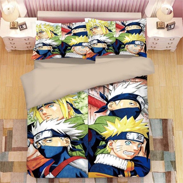NARUTO Anime 2211 Duvet Cover and Pillowcase Set Bedding Set NARUTO Anime 2211 Duvet Cover and Pillowcase Set Bedding Set