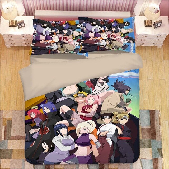 NARUTO Anime 2222 Duvet Cover and Pillowcase Set Bedding Set NARUTO Anime 2222 Duvet Cover and Pillowcase Set Bedding Set