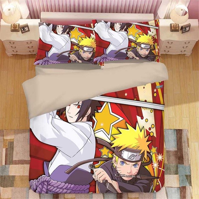 NARUTO Anime 2227 Duvet Cover and Pillowcase Set Bedding Set NARUTO Anime 2227 Duvet Cover and Pillowcase Set Bedding Set