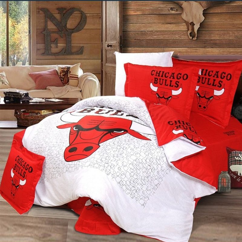 NBA Chicago bulls Duvet Cover and Pillowcase Set Bedding Set 943 NBA Chicago bulls Duvet Cover and Pillowcase Set Bedding Set 943