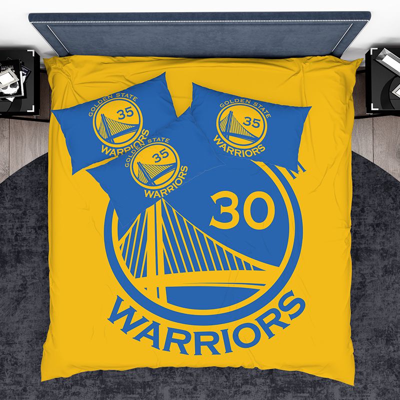 NBA Golden State Warriors Duvet Cover and Pillowcase Set Bedding Set 940 NBA Golden State Warriors Duvet Cover and Pillowcase Set Bedding Set 940