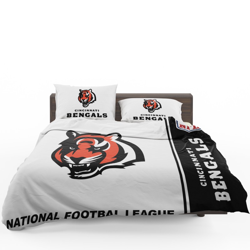 NFL Cincinnati Bengals Duvet Cover and Pillowcase Set Bedding Set NFL Cincinnati Bengals Duvet Cover and Pillowcase Set Bedding Set