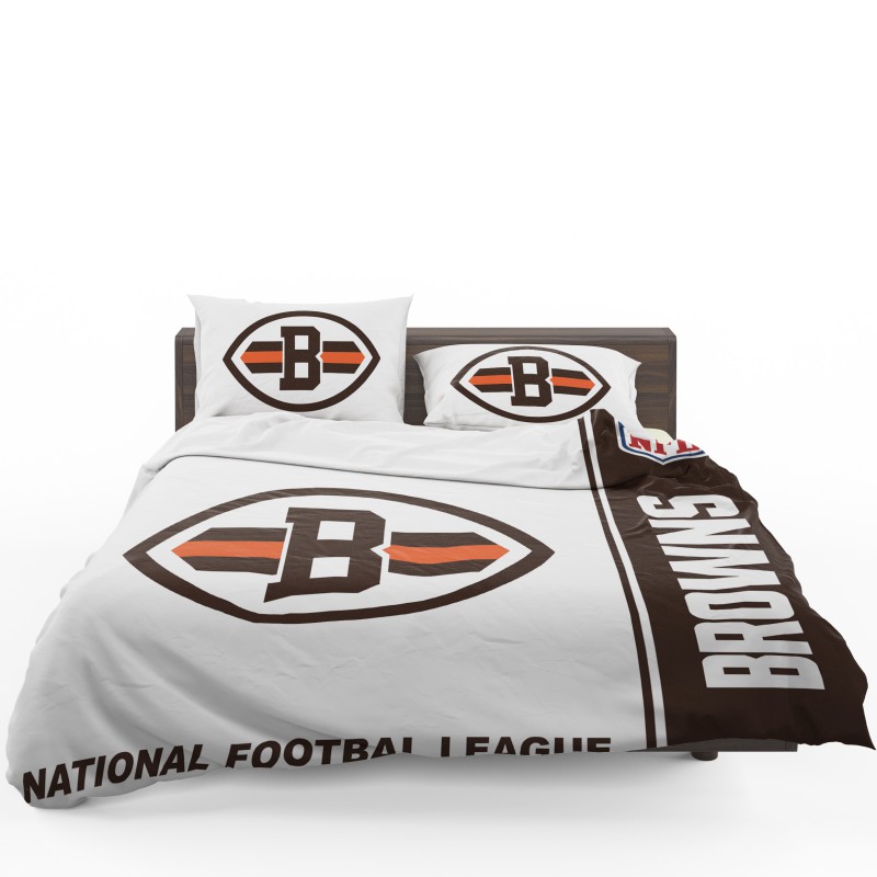 NFL Cleveland Browns Duvet Cover and Pillowcase Set Bedding Set NFL Cleveland Browns Duvet Cover and Pillowcase Set Bedding Set