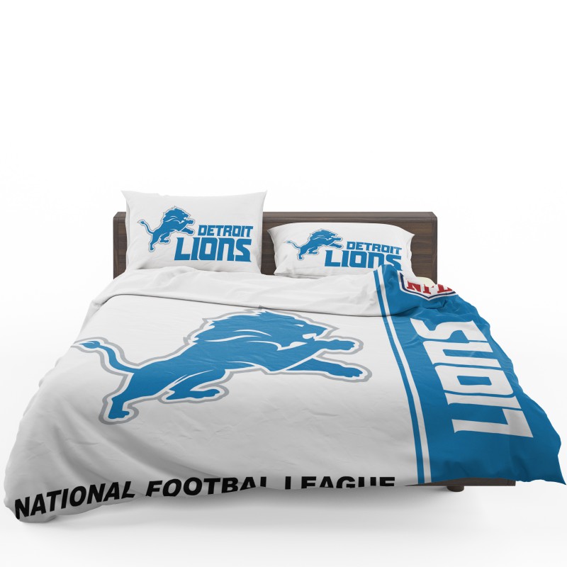 NFL Detroit Lions Duvet Cover and Pillowcase Set Bedding Set NFL Detroit Lions Duvet Cover and Pillowcase Set Bedding Set