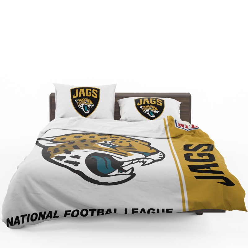 NFL Jacksonville Jaguars Bedding Comforter Set NFL Jacksonville Jaguars Bedding Comforter Set