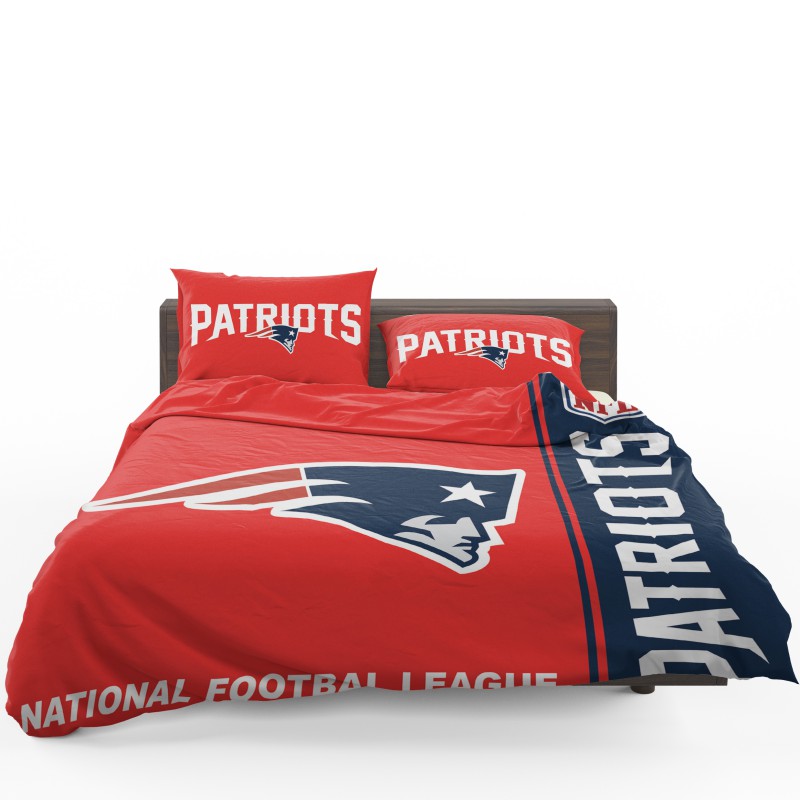 NFL New England Patriots Duvet Cover and Pillowcase Set Bedding Set NFL New England Patriots Duvet Cover and Pillowcase Set Bedding Set