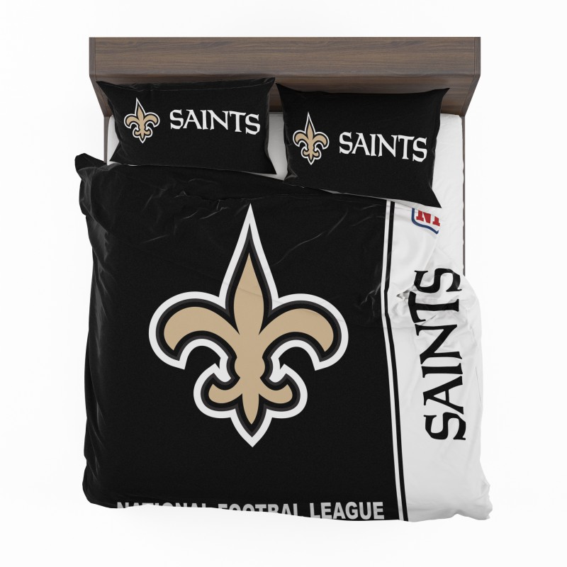 NFL New Orleans Saints Duvet Cover and Pillowcase Set Bedding Set NFL New Orleans Saints Duvet Cover and Pillowcase Set Bedding Set