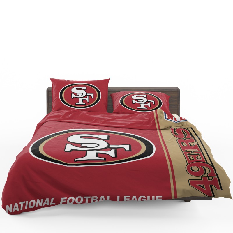 NFL San Francisco 49ers Duvet Cover and Pillowcase Set Bedding Set NFL San Francisco 49ers Duvet Cover and Pillowcase Set Bedding Set