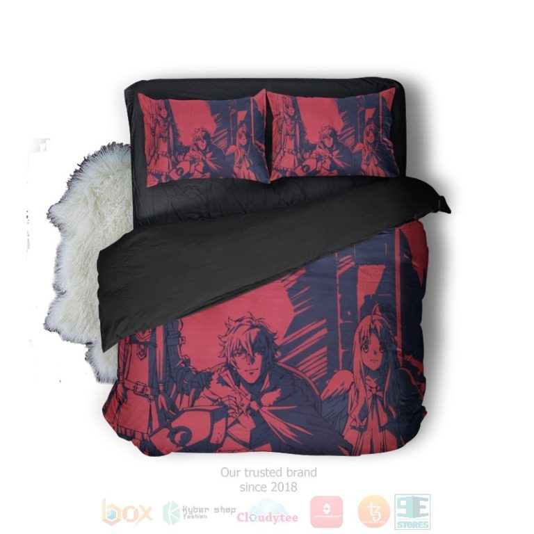 Naofumi-Shield-Team-Supersoft-Microfiber-Blending-The-Rising-Of-The-Shield-Hero-Bedding-Set-1