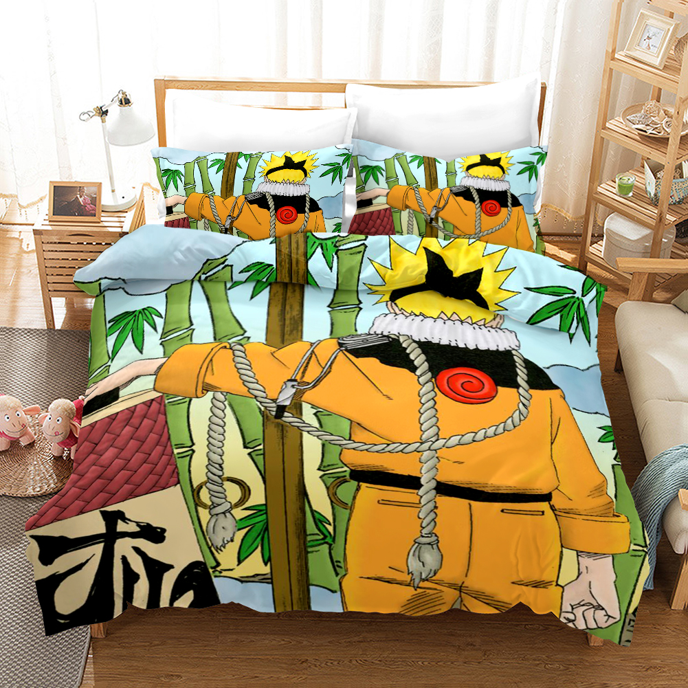 Naruto Duvet Cover and Pillowcase Set Bedding Set 849 Naruto Duvet Cover and Pillowcase Set Bedding Set 849