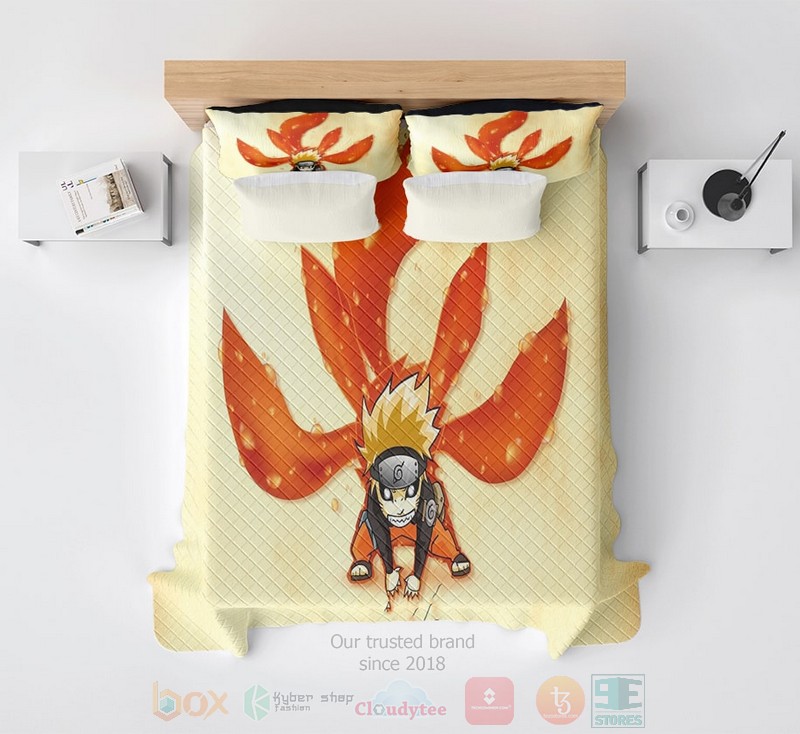 Naruto Fox Child Supersoft Microfiber Blending Naruto Bedding Set Naruto Fox Child Supersoft Microfiber Blending Naruto Bedding Set
