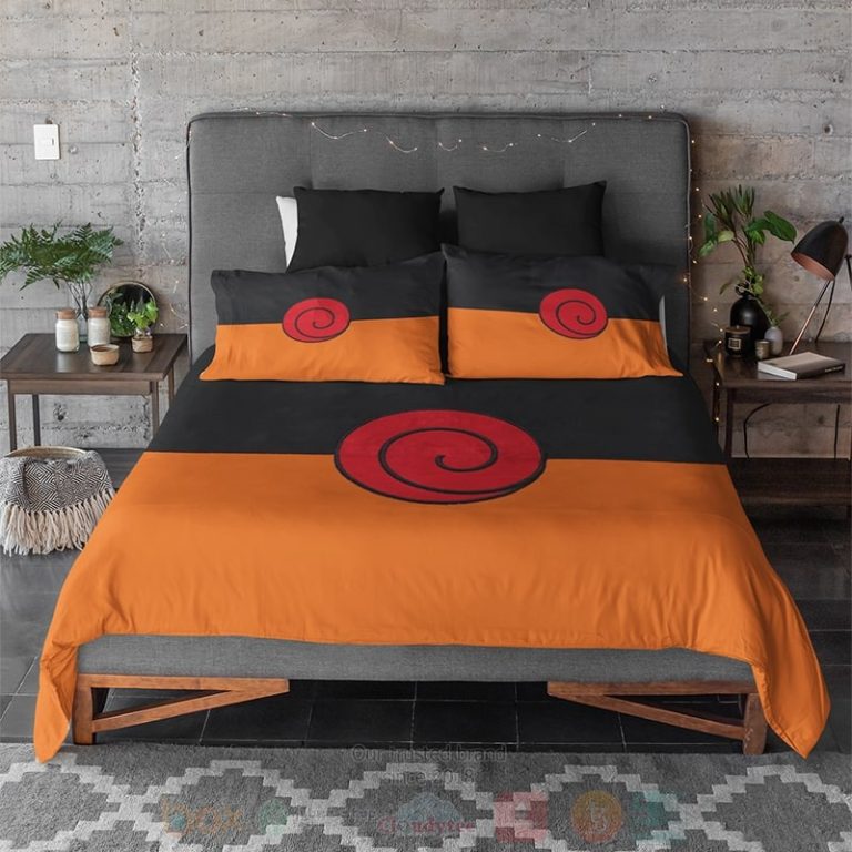 Naruto-Uzamaki-Clan-Emblem-Embossed-Naruto-Bedding-Set-2