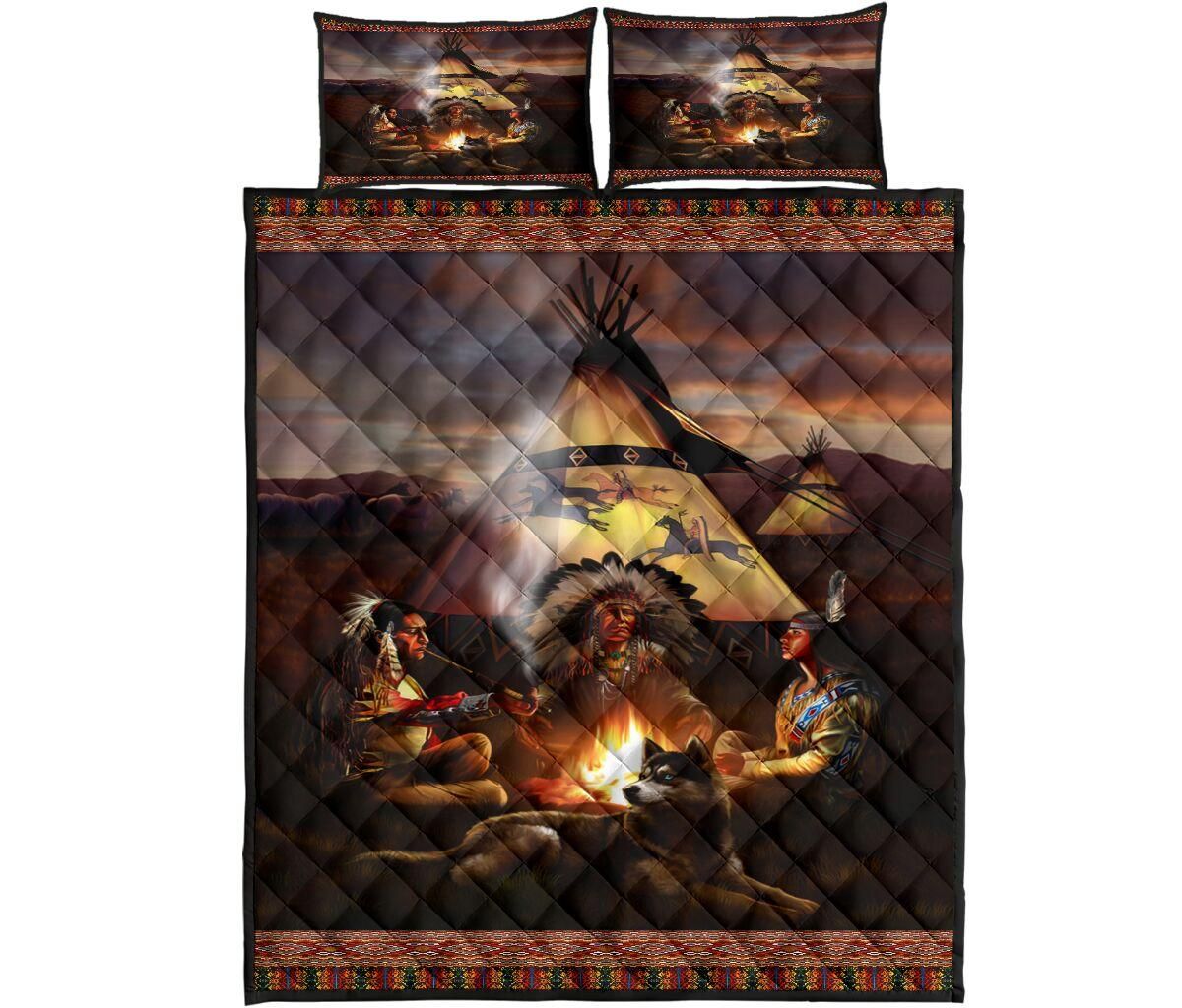 Native-America-Pow-Wow-Quilt-Bedding-Set-2