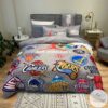 Nba Logos Luxury Air Jordan Bedding Set