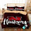 Nebraska Cornhuskers Ncaa Logo Red Bedding Set