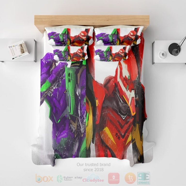 Neon-Genesis-Evangelion-Space-Blend-Evangelion-Mecha-Anime-Bedding-Set-2
