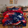 New England Patriots Nfl Logo Bedding Set