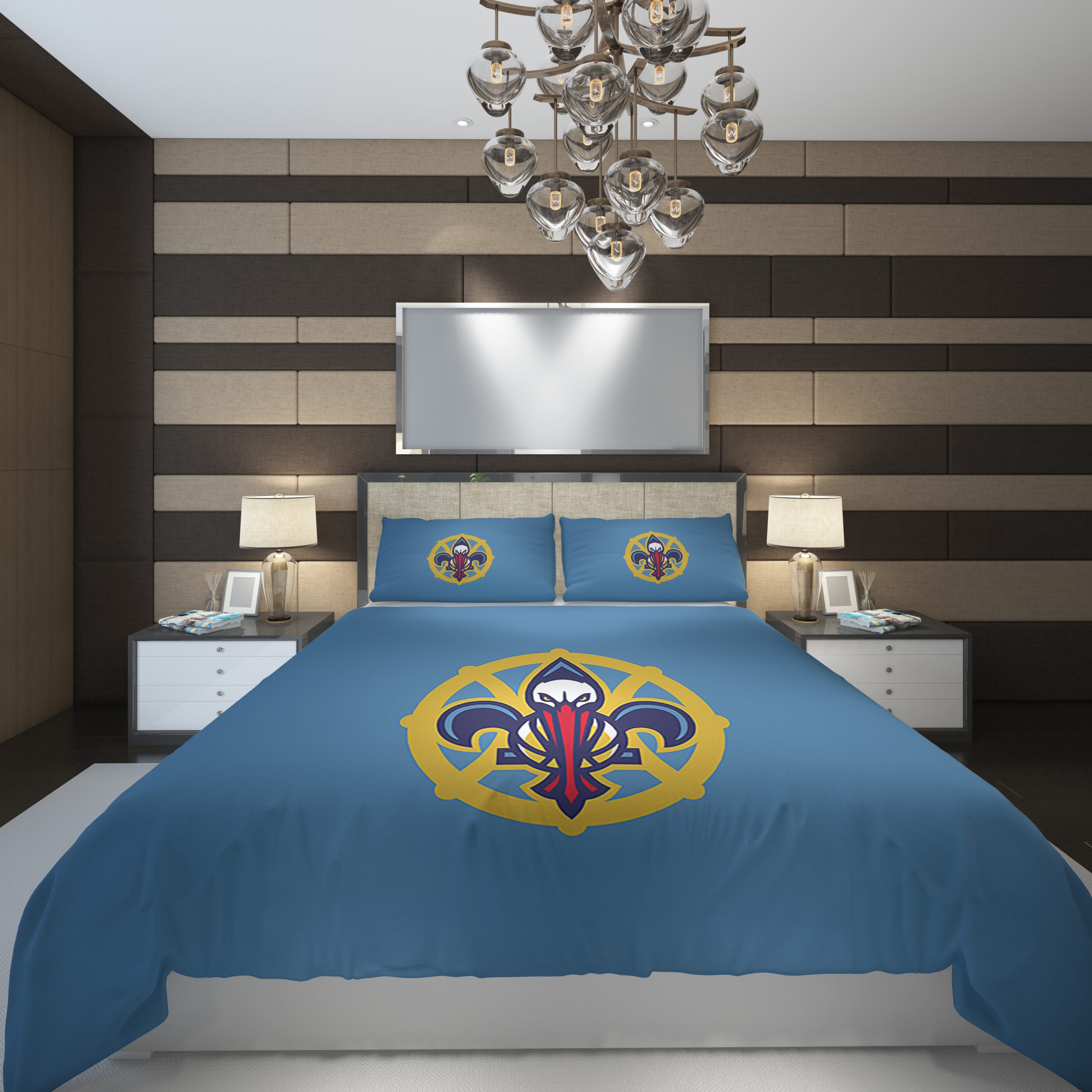 New Orleans Pelicans NBA Basketball ize Duvet Cover and Pillowcase Set Bedding Set New Orleans Pelicans NBA Basketball ize Duvet Cover and Pillowcase Set Bedding Set