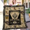 New Orleans Saints Nfl Logo History Personalized Bedding Set