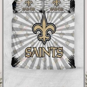 New Orleans Saints Nfl Quilt Bedding Set