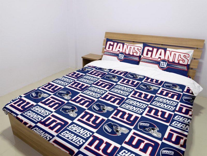 New York Giants Duvet Cover and Pillowcase Set Bedding Set 1038 New York Giants Duvet Cover and Pillowcase Set Bedding Set 1038
