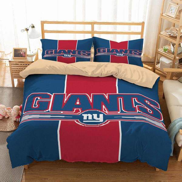 New York Giants Duvet Cover and Pillowcase Set Bedding Set 520 New York Giants Duvet Cover and Pillowcase Set Bedding Set 520