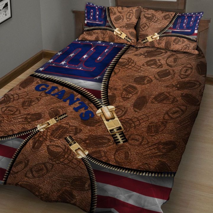 New-York-Giants-Nfl-American-Flag-Leather-Pattern-Bedding-Set-1