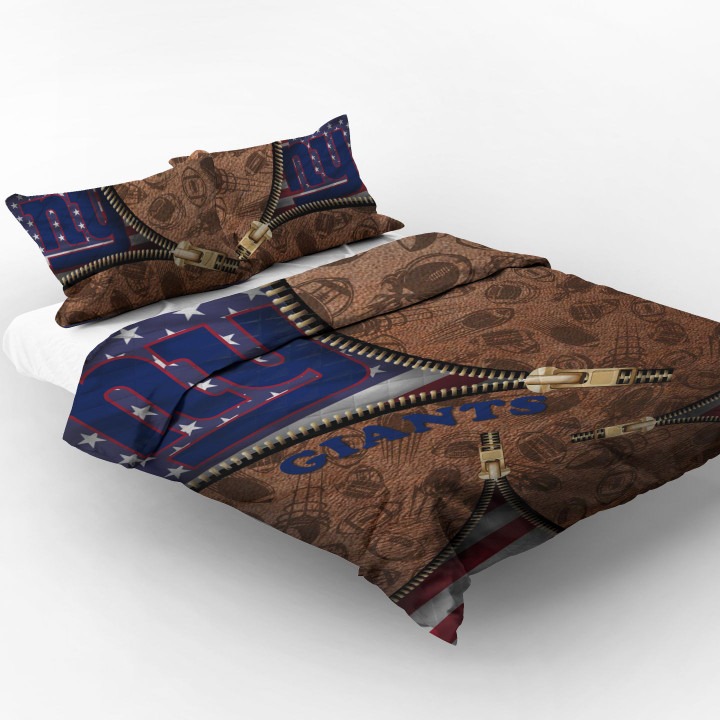 New-York-Giants-Nfl-American-Flag-Leather-Pattern-Bedding-Set-2