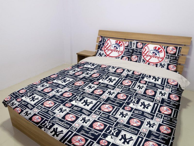 New York Yankees Duvet Cover and Pillowcase Set Bedding Set 1000 New York Yankees Duvet Cover and Pillowcase Set Bedding Set 1000
