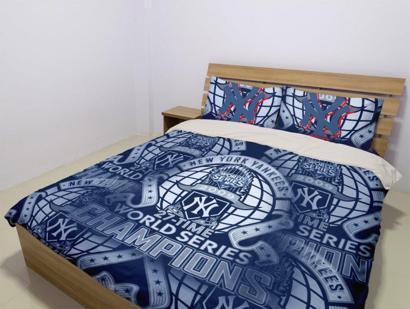 New York Yankees Duvet Cover and Pillowcase Set Bedding Set 999 New York Yankees Duvet Cover and Pillowcase Set Bedding Set 999