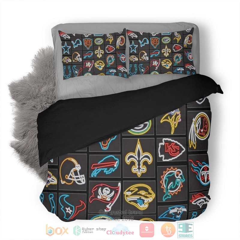 Nfl Teams Logo Bedding Set Nfl Teams Logo Bedding Set