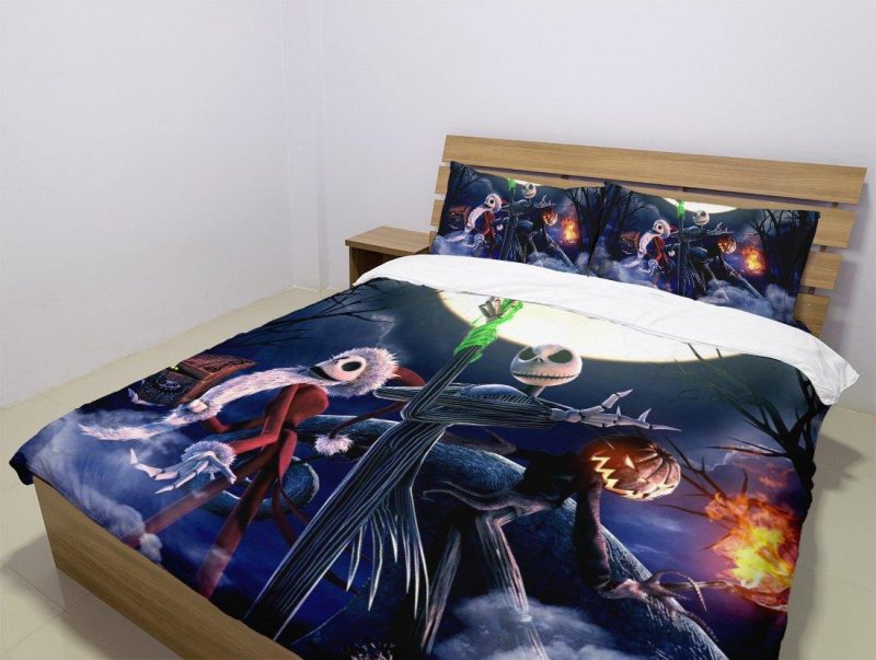 Nightmare Before Christmas Duvet Cover and Pillowcase Set Bedding Set 1037 Nightmare Before Christmas Duvet Cover and Pillowcase Set Bedding Set 1037